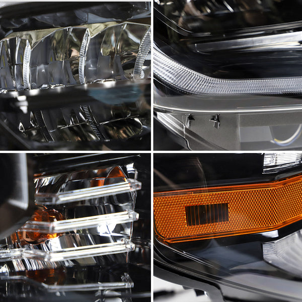 LED Headlights For Toyota Tundra 2014-2021 with Sequential Turn Signals