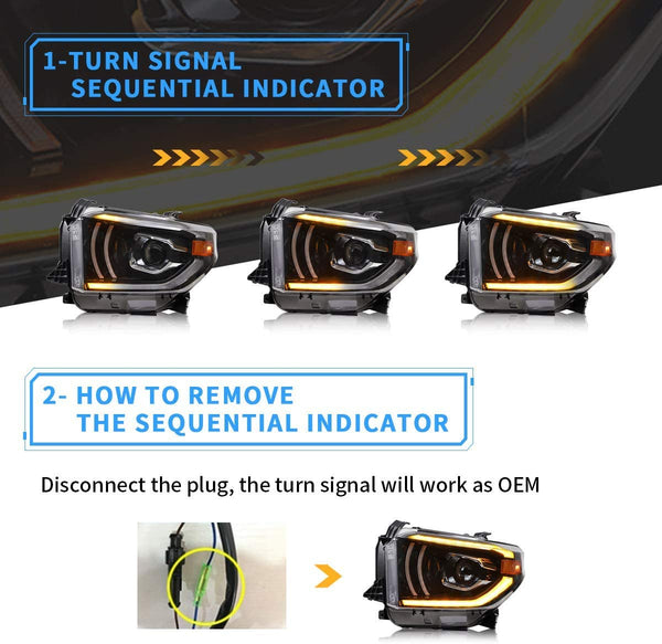 Headlights for Tundra 2014-2021