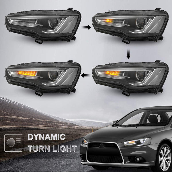 Headlights for Mitsubishi Lancer EVO 10 2008-2020