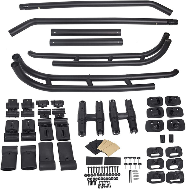 Black-Coated Aluminum Roof Rack Rail for FJ Cruiser