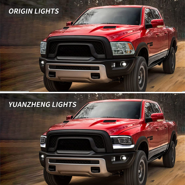 Headlights Compatible For 2009-2018 Dodge RAM