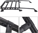 Black-Coated Aluminum Roof Rack Rail for FJ Cruiser