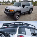 Black-Coated Aluminum Roof Rack Rail for FJ Cruiser