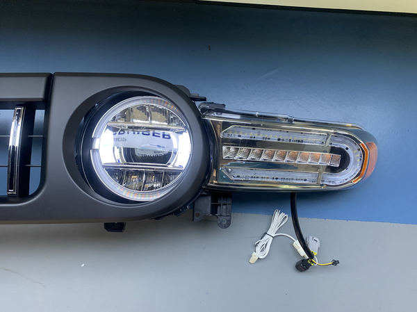 LED Head Lights for FJ CRUISER with Grille (G CLASS INSPIRED)